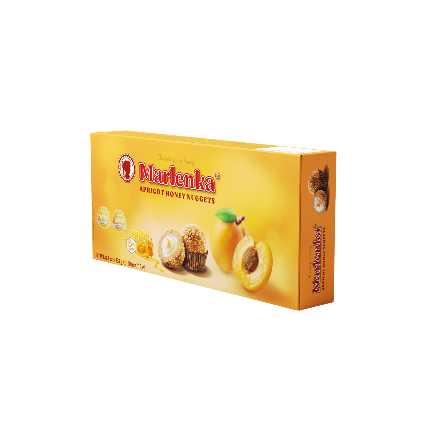 Apricot Honey Nuggets MARLENKA® 235g