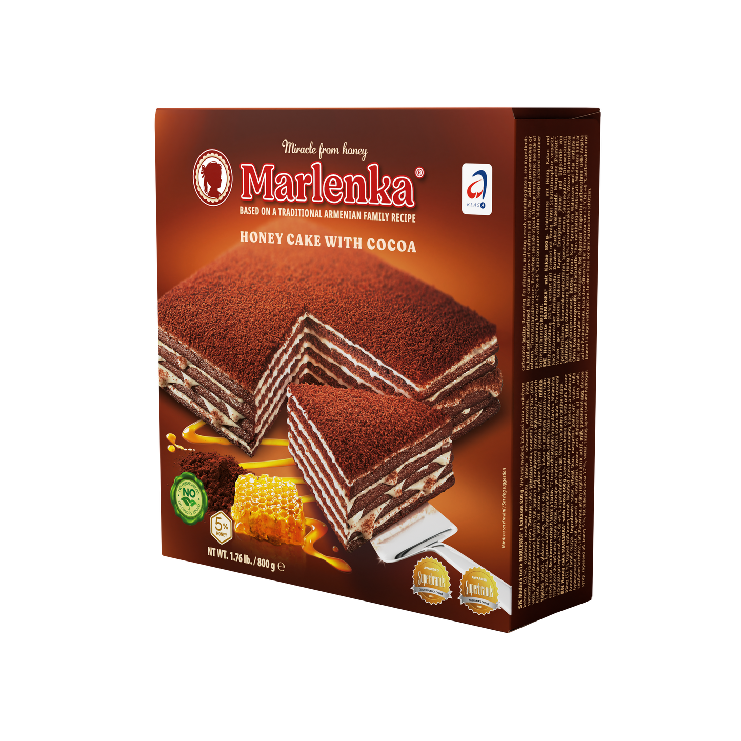 Cocoa Honey Cake MARLENKA® 800 g