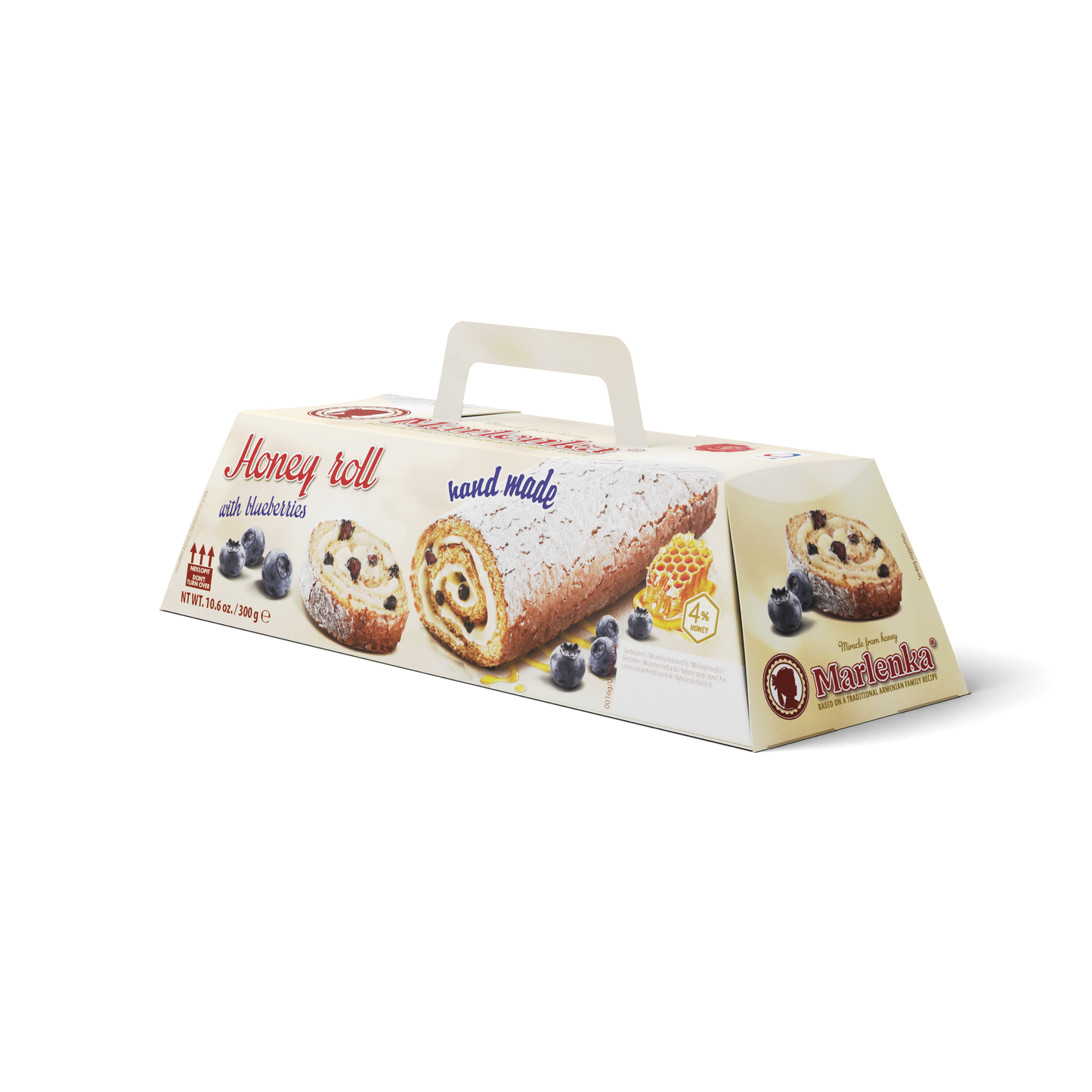 Honey Roll MARLENKA® with Blueberries 300g