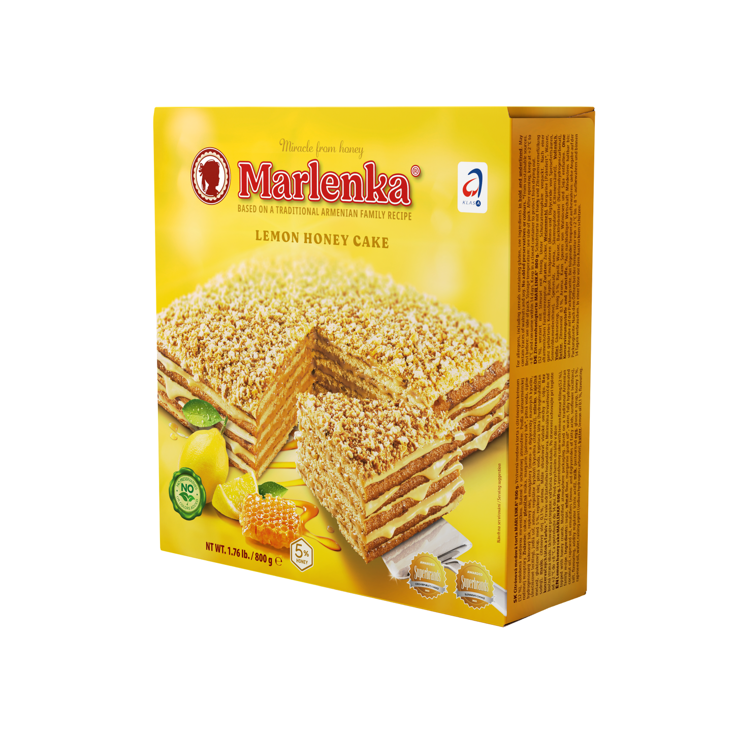 Lemon Honey Cake MARLENKA® 800g