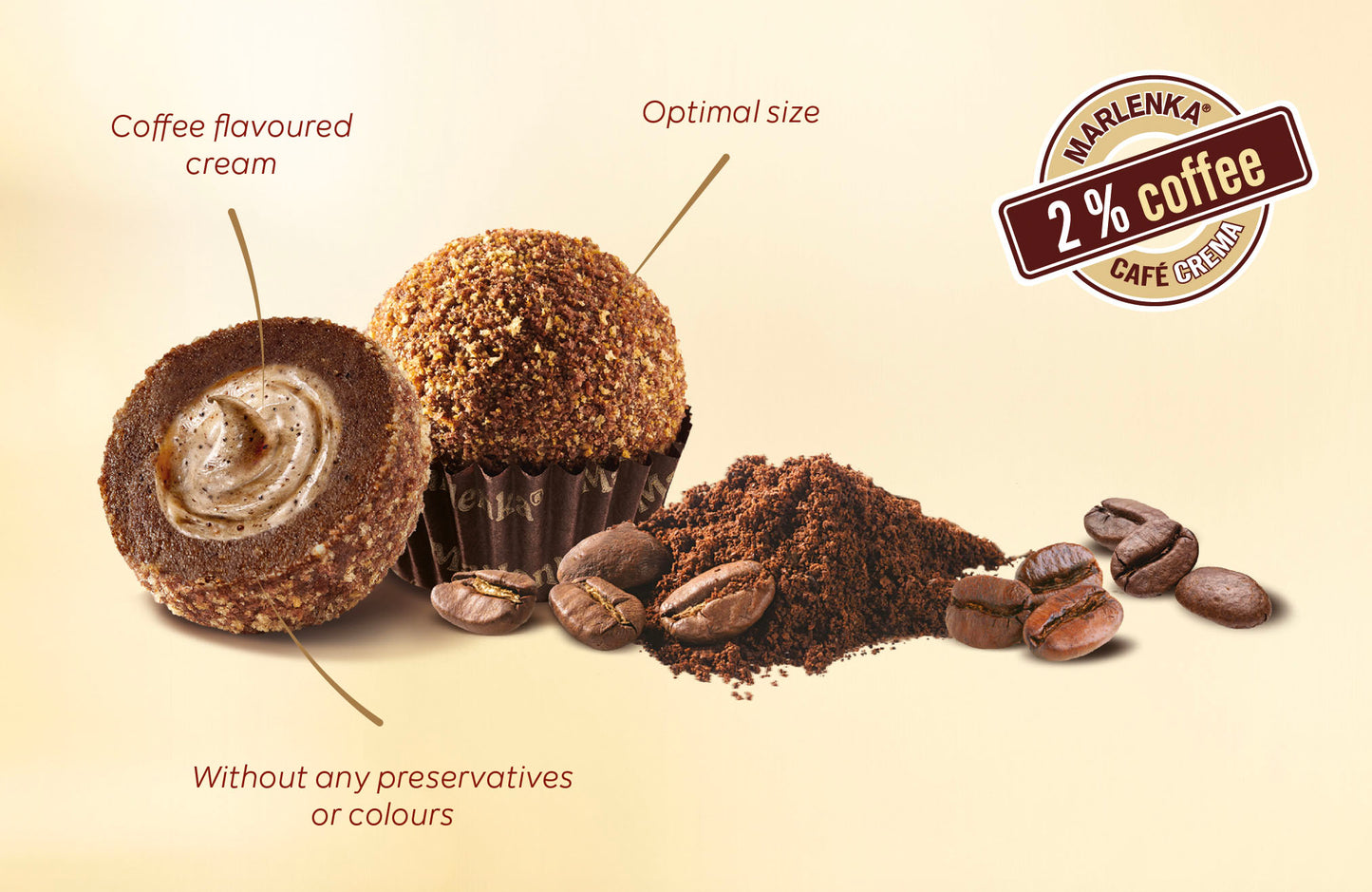 Coffee Honey Nuggets MARLENKA® 235g